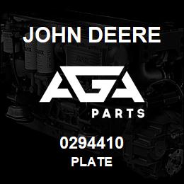 0294410 John Deere PLATE | AGA Parts