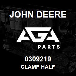 0309219 John Deere CLAMP HALF | AGA Parts
