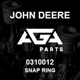 0310012 John Deere SNAP RING | AGA Parts