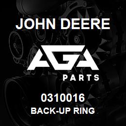 0310016 John Deere BACK-UP RING | AGA Parts