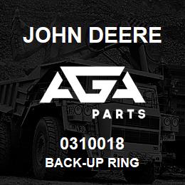 0310018 John Deere BACK-UP RING | AGA Parts
