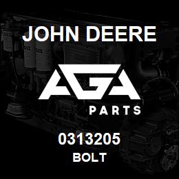 0313205 John Deere BOLT | AGA Parts