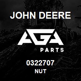 0322707 John Deere NUT | AGA Parts