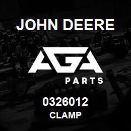 0326012 John Deere CLAMP | AGA Parts