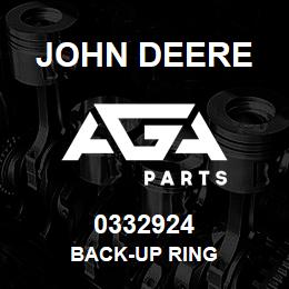 0332924 John Deere BACK-UP RING | AGA Parts