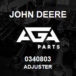 0340803 John Deere ADJUSTER | AGA Parts