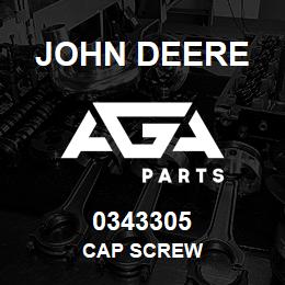 0343305 John Deere CAP SCREW | AGA Parts