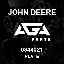 0344021 John Deere PLATE | AGA Parts
