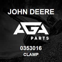 0353016 John Deere CLAMP | AGA Parts