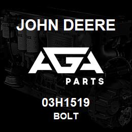 03H1519 John Deere BOLT | AGA Parts