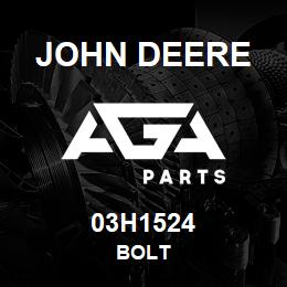03H1524 John Deere BOLT | AGA Parts