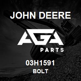 03H1591 John Deere BOLT | AGA Parts