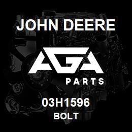 03H1596 John Deere BOLT | AGA Parts