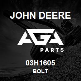 03H1605 John Deere BOLT | AGA Parts