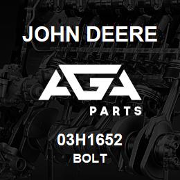 03H1652 John Deere BOLT | AGA Parts