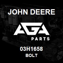 03H1658 John Deere BOLT | AGA Parts