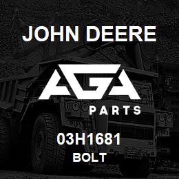 03H1681 John Deere BOLT | AGA Parts