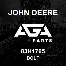 03H1765 John Deere BOLT | AGA Parts