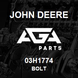 03H1774 John Deere BOLT | AGA Parts
