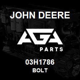03H1786 John Deere BOLT | AGA Parts