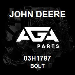 03H1787 John Deere BOLT | AGA Parts