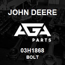 03H1868 John Deere BOLT | AGA Parts