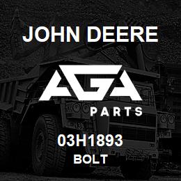 03H1893 John Deere BOLT | AGA Parts