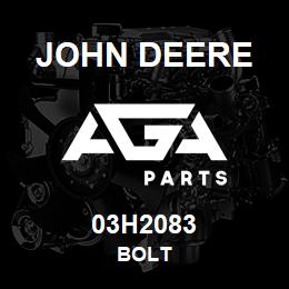 03H2083 John Deere BOLT | AGA Parts