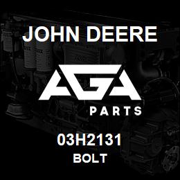 03H2131 John Deere BOLT | AGA Parts