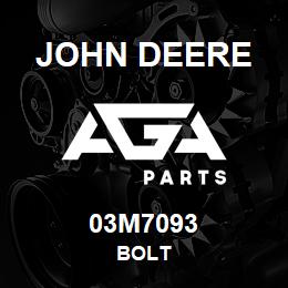 03M7093 John Deere BOLT | AGA Parts