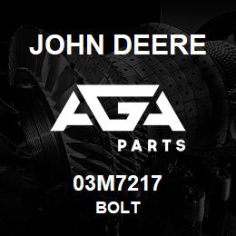 03M7217 John Deere BOLT | AGA Parts