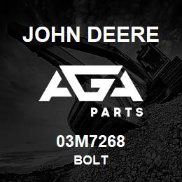 03M7268 John Deere BOLT | AGA Parts
