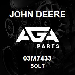 03M7433 John Deere BOLT | AGA Parts