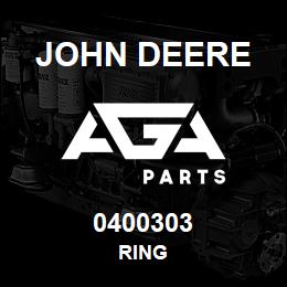 0400303 John Deere RING | AGA Parts