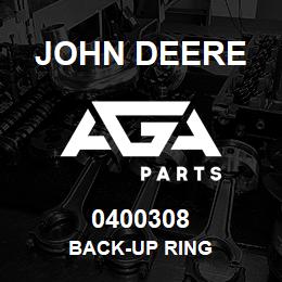 0400308 John Deere BACK-UP RING | AGA Parts