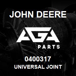 0400317 John Deere UNIVERSAL JOINT | AGA Parts