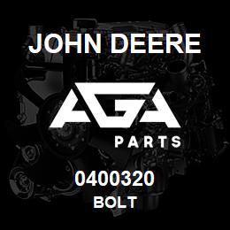 0400320 John Deere BOLT | AGA Parts