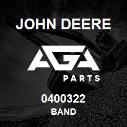 0400322 John Deere BAND | AGA Parts