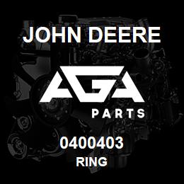 0400403 John Deere RING | AGA Parts