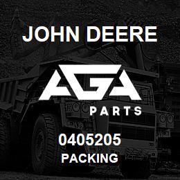0405205 John Deere PACKING | AGA Parts