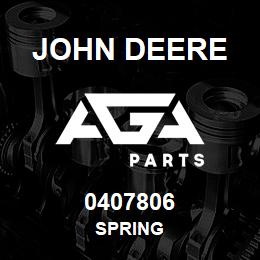 0407806 John Deere SPRING | AGA Parts