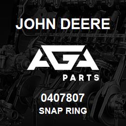 0407807 John Deere SNAP RING | AGA Parts