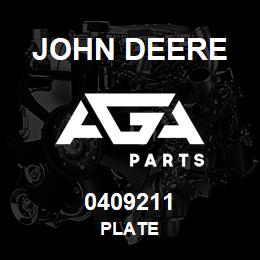 0409211 John Deere PLATE | AGA Parts