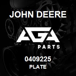 0409225 John Deere PLATE | AGA Parts