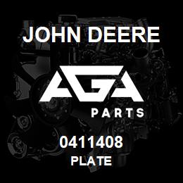 0411408 John Deere PLATE | AGA Parts