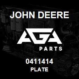 0411414 John Deere PLATE | AGA Parts