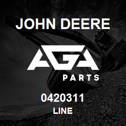 0420311 John Deere LINE | AGA Parts