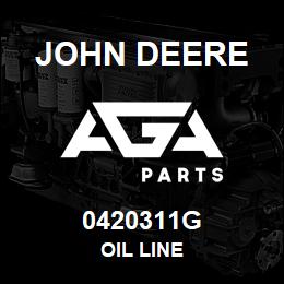 0420311G John Deere OIL LINE | AGA Parts