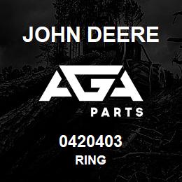 0420403 John Deere RING | AGA Parts