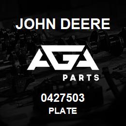 0427503 John Deere PLATE | AGA Parts